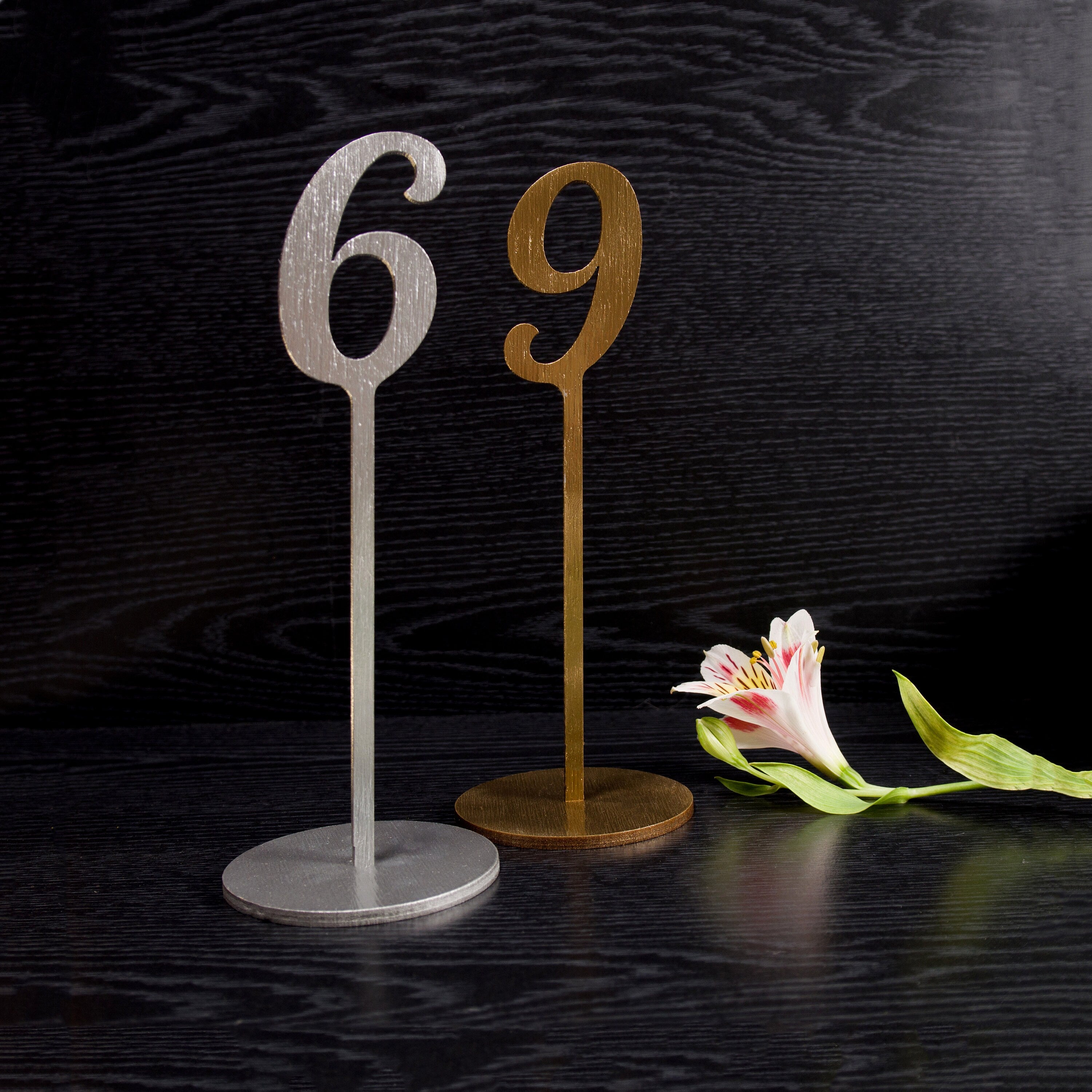 Rustic Wood Wedding Table Numbers: Birch Plywood Decor
