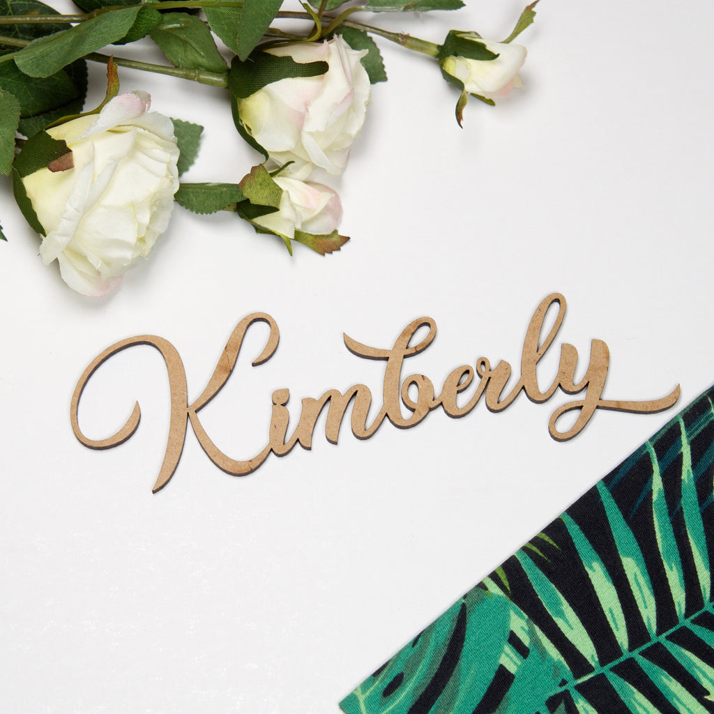 Laser Cut Wedding Place Cards: Acrylic, Wood Name Place Setting