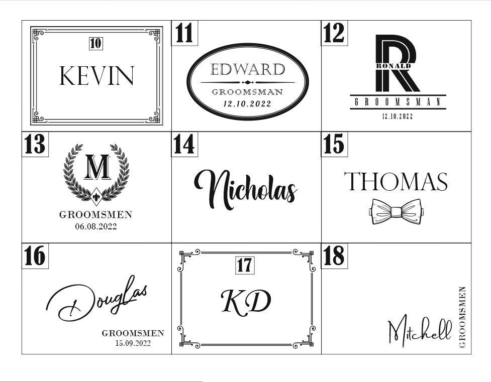 Personalized Groomsmen Gift Box: Engraved Wood Proposal Box
