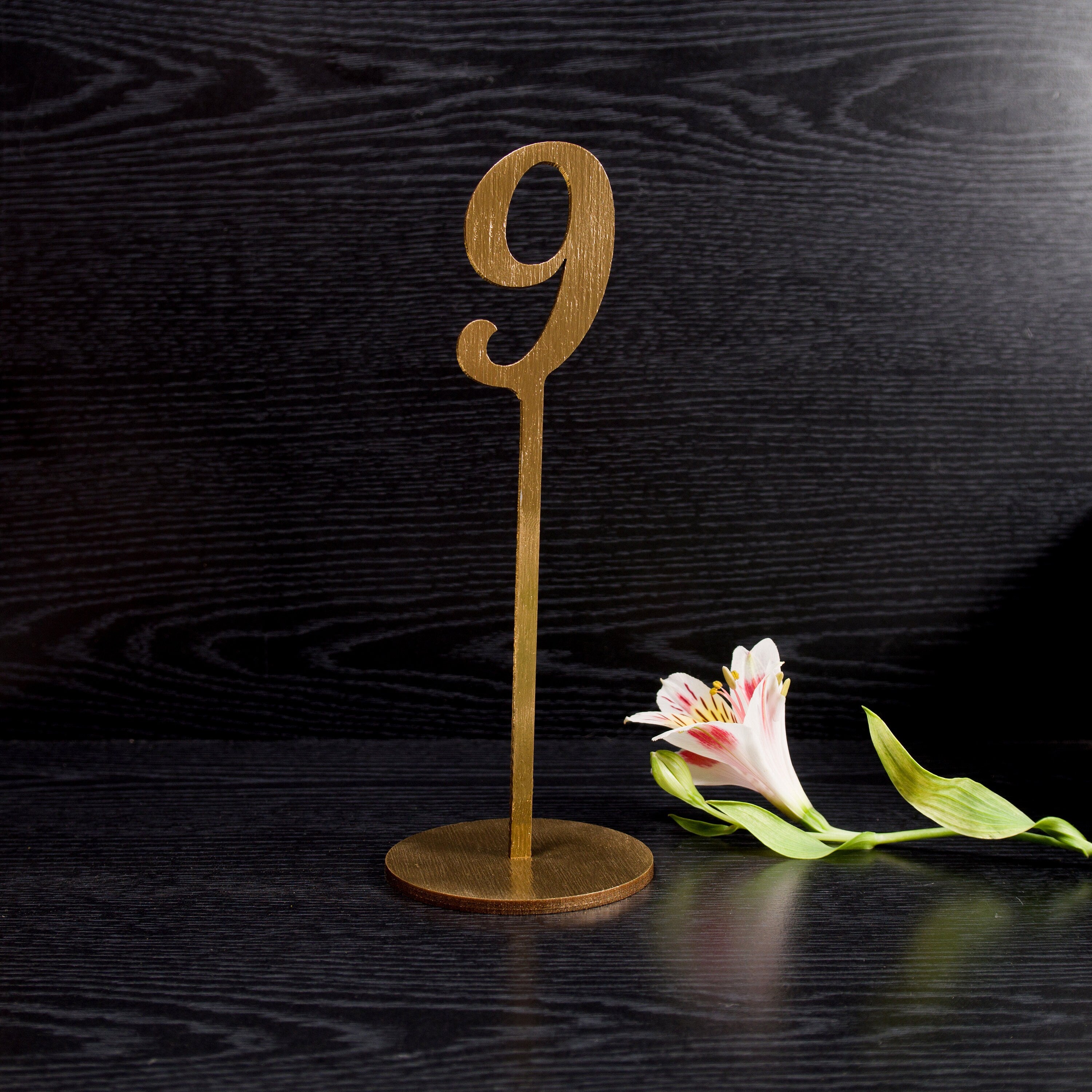 Rustic Wood Wedding Table Numbers: Birch Plywood Decor