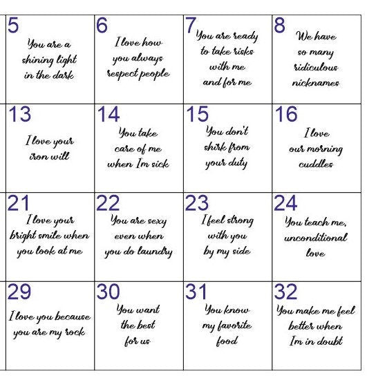 Reasons Why I Love You Puzzle Box: Personalized Name Gift