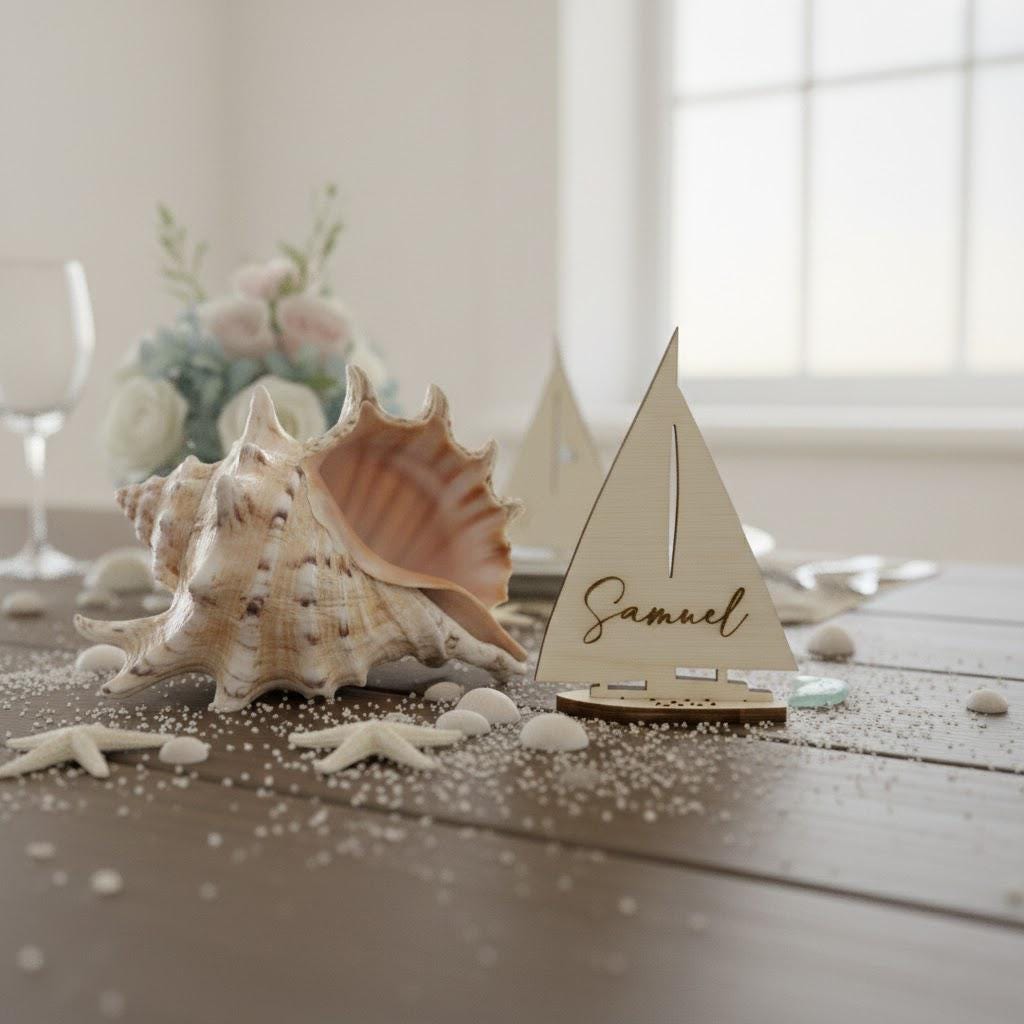 Nautical Wedding Place Cards, Place Cards Wedding, Tropical Wedding, Wedding Seating Chart, Destination Wedding, Wedding Name Cards