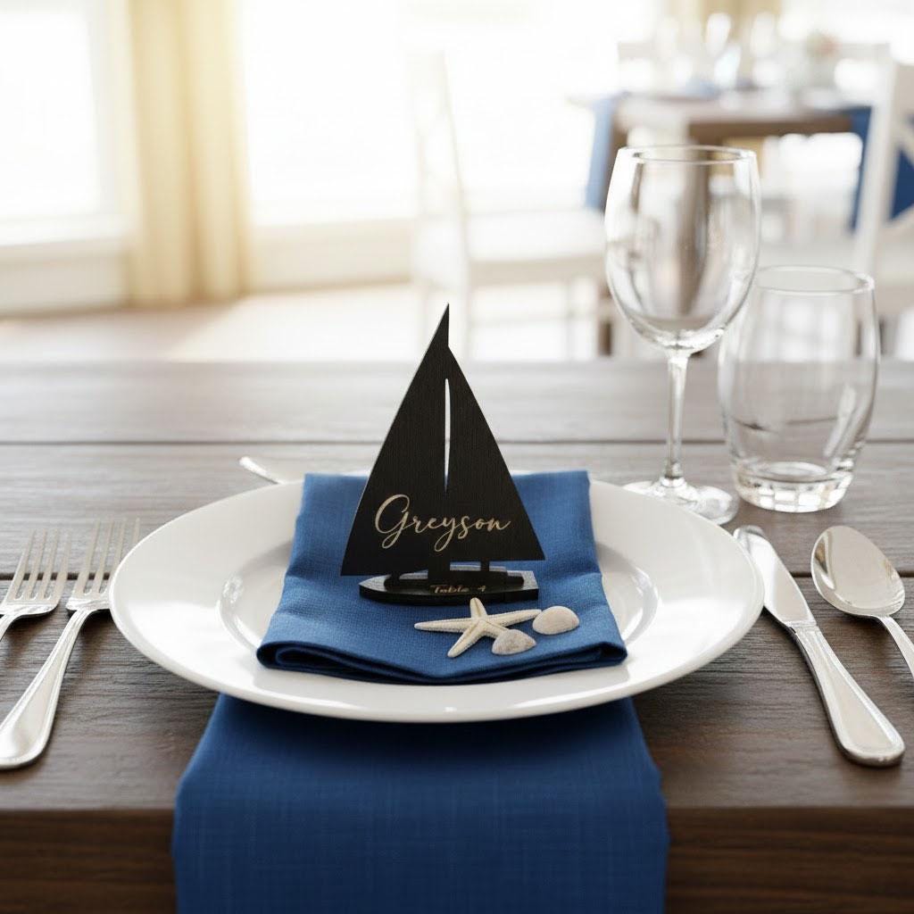 Nautical Wedding Place Cards, Place Cards Wedding, Tropical Wedding, Wedding Seating Chart, Destination Wedding, Wedding Name Cards