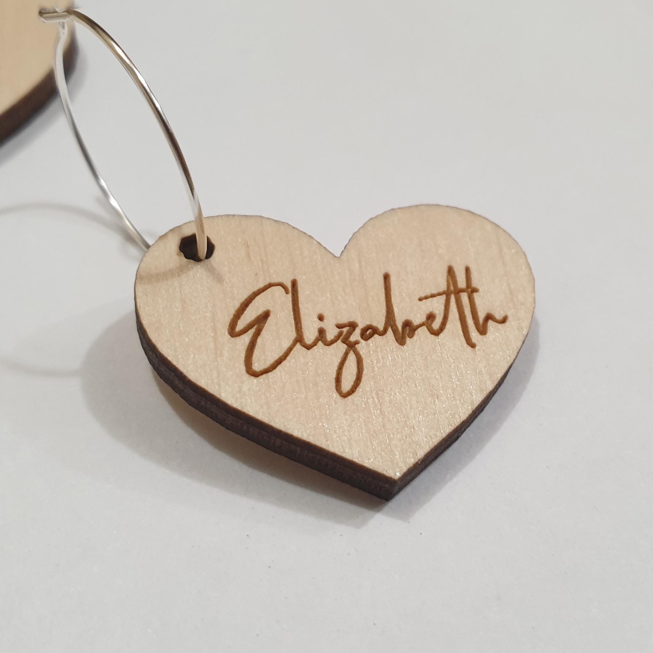 Personalized Wine Charms, Wine Charms Personalized, Customized Wine Charms. Choose Font/Shape!