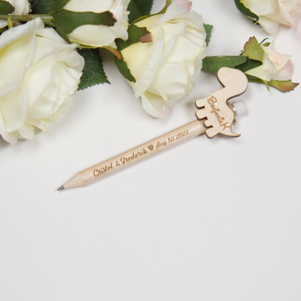 Personalized Mini Pencils: Baby Shower & Wedding Favors