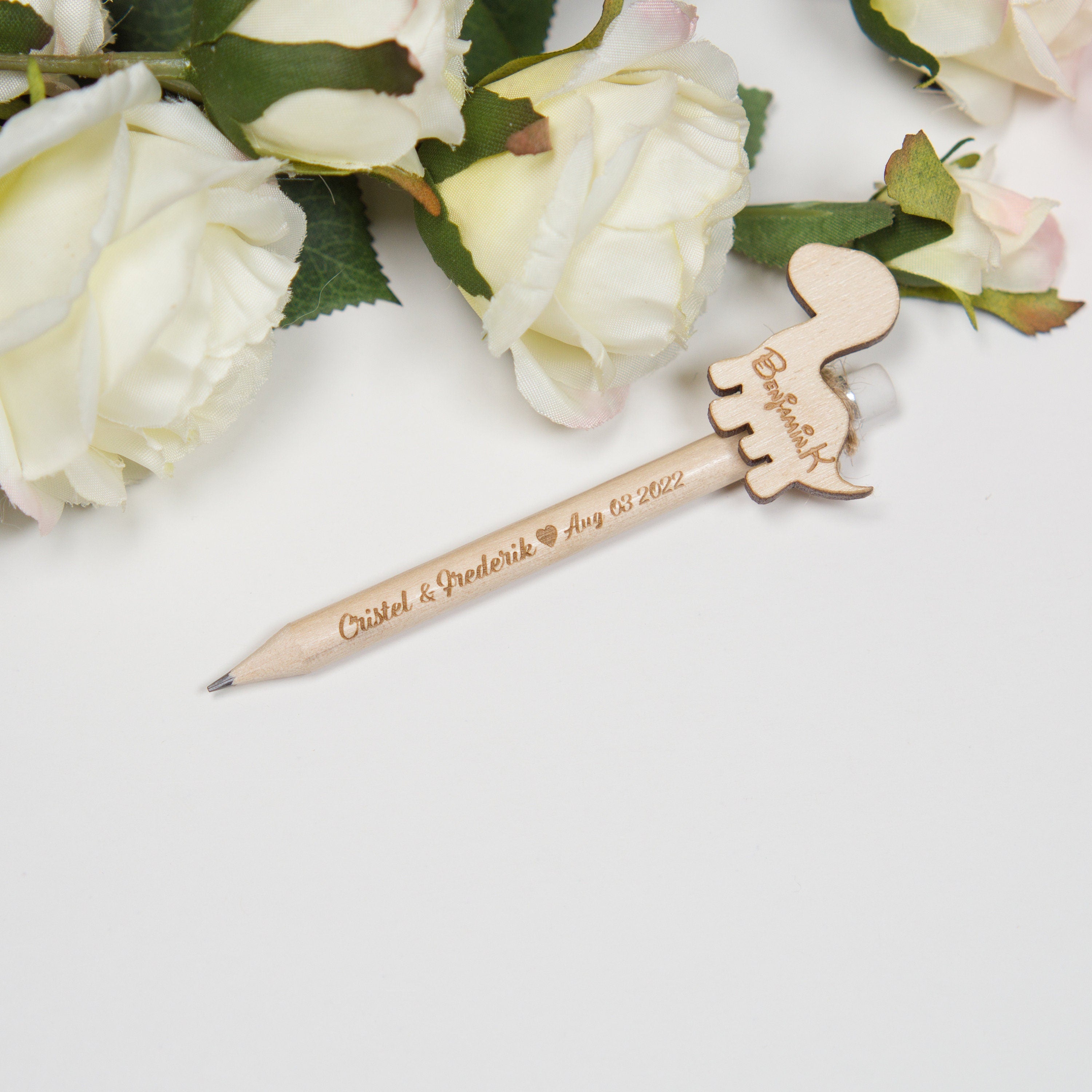 Personalized Mini Pencils: Baby Shower & Wedding Favors