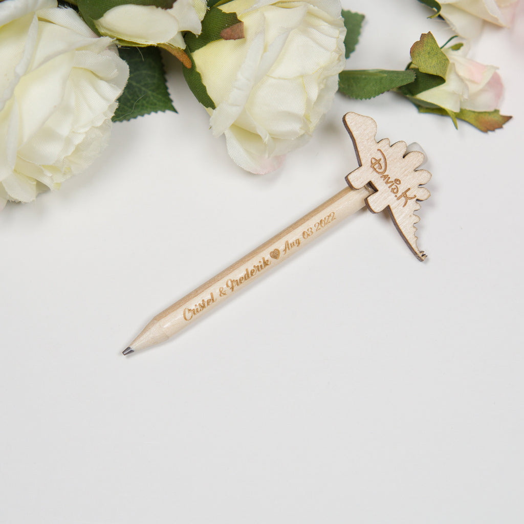 Personalized Mini Pencils: Baby Shower & Wedding Favors