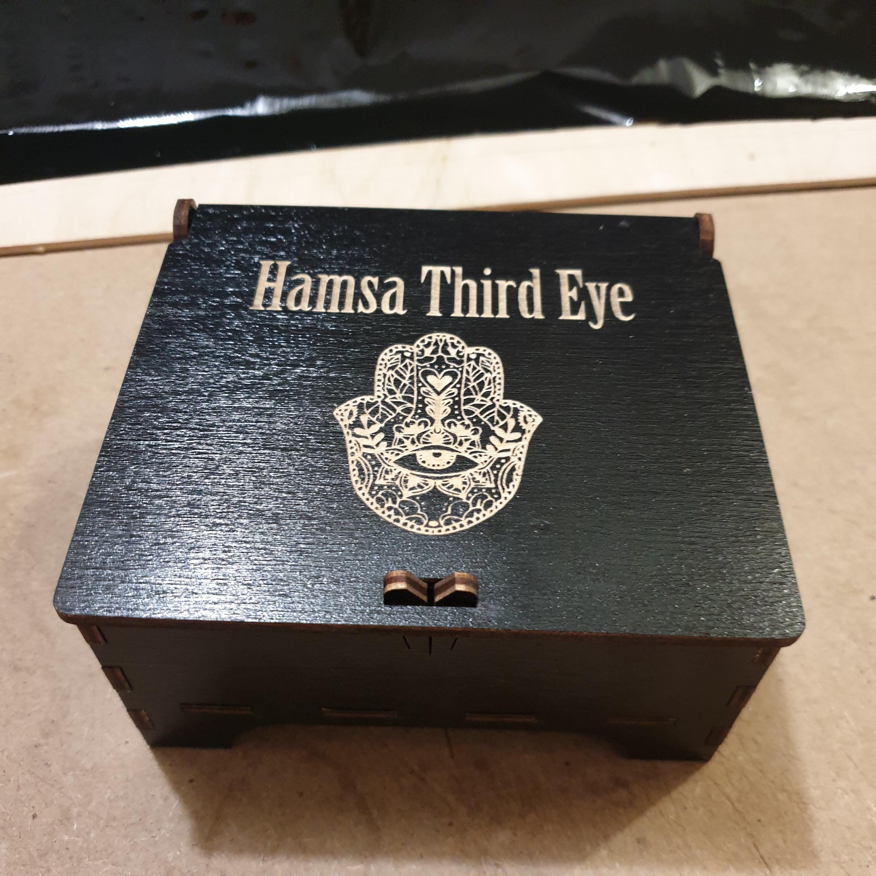 Engraved Tarot Card Box: Personalized Witchy Keepsake - Goddess Design