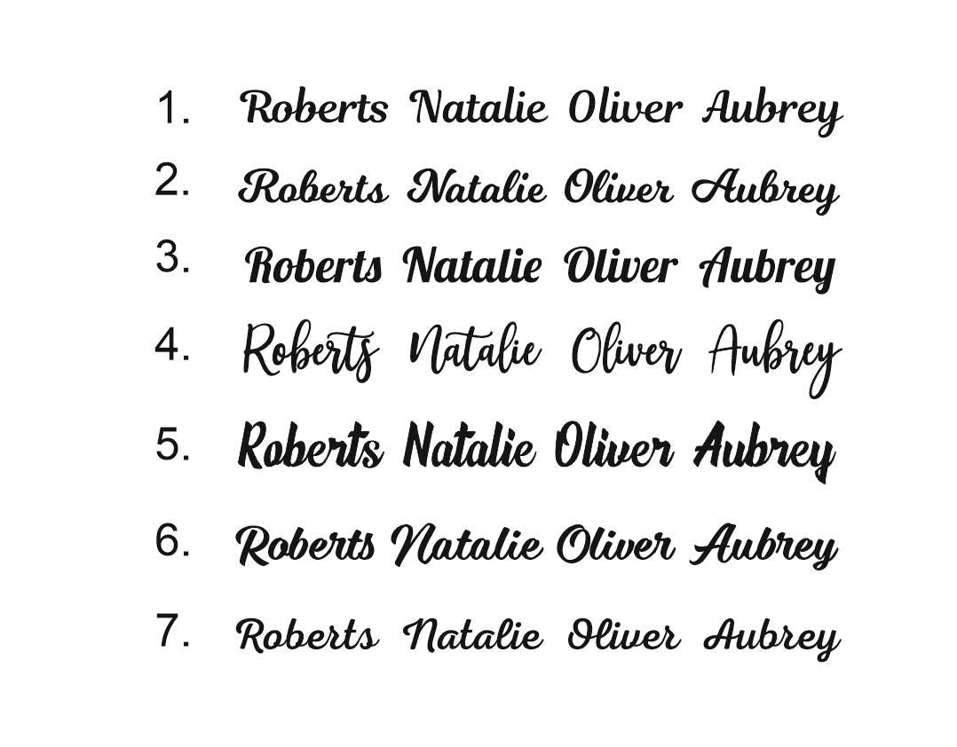 Laser Cut Wood Wedding Place Tag: Custom Guest Name. Stocking tag Christmas