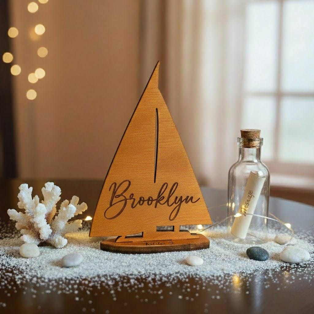 Nautical Wedding Place Cards, Place Cards Wedding, Tropical Wedding, Wedding Seating Chart, Destination Wedding, Wedding Name Cards