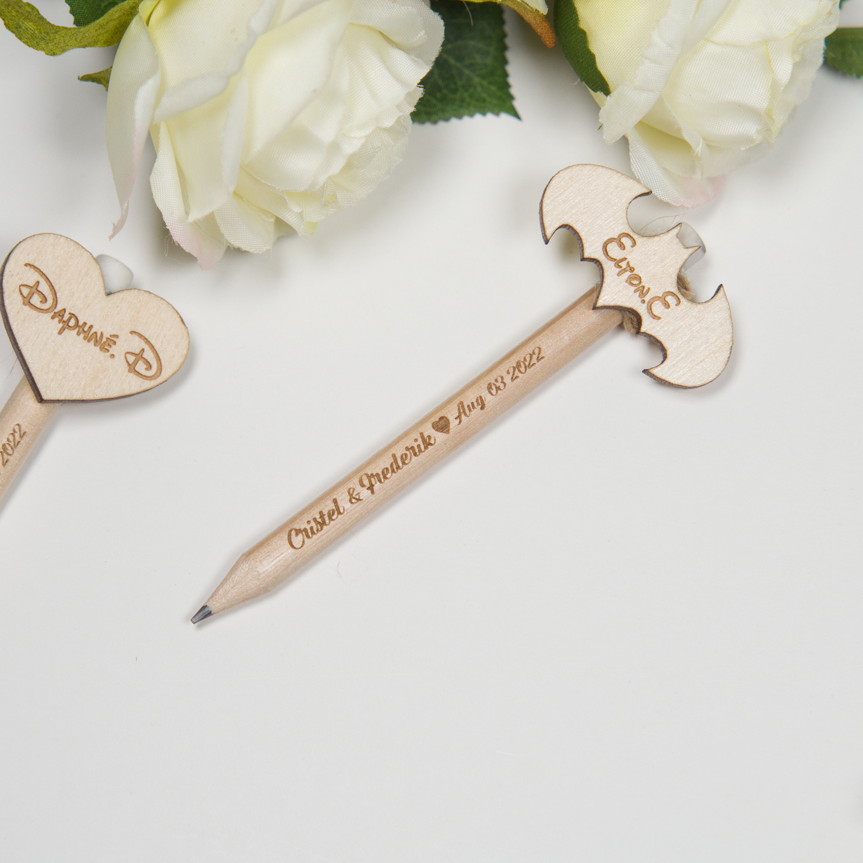 Personalized Mini Pencils: Baby Shower & Wedding Favors