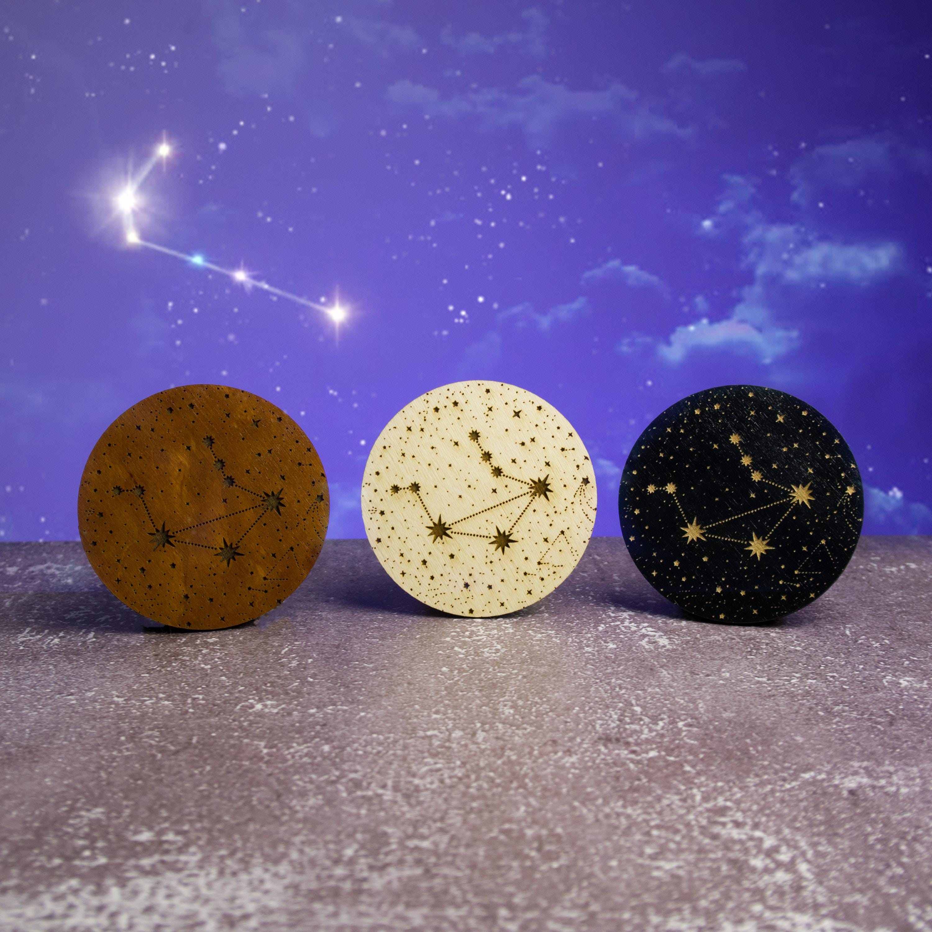 Galaxy Wedding Favours For Guests: Zodiac Coasters Gifts