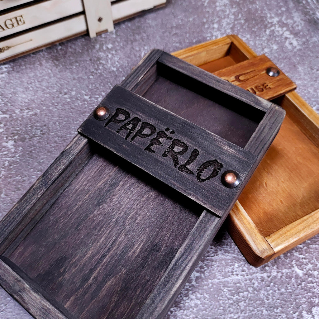 Custom Engraved Wooden Check Presenter: Restaurant Bill Holder