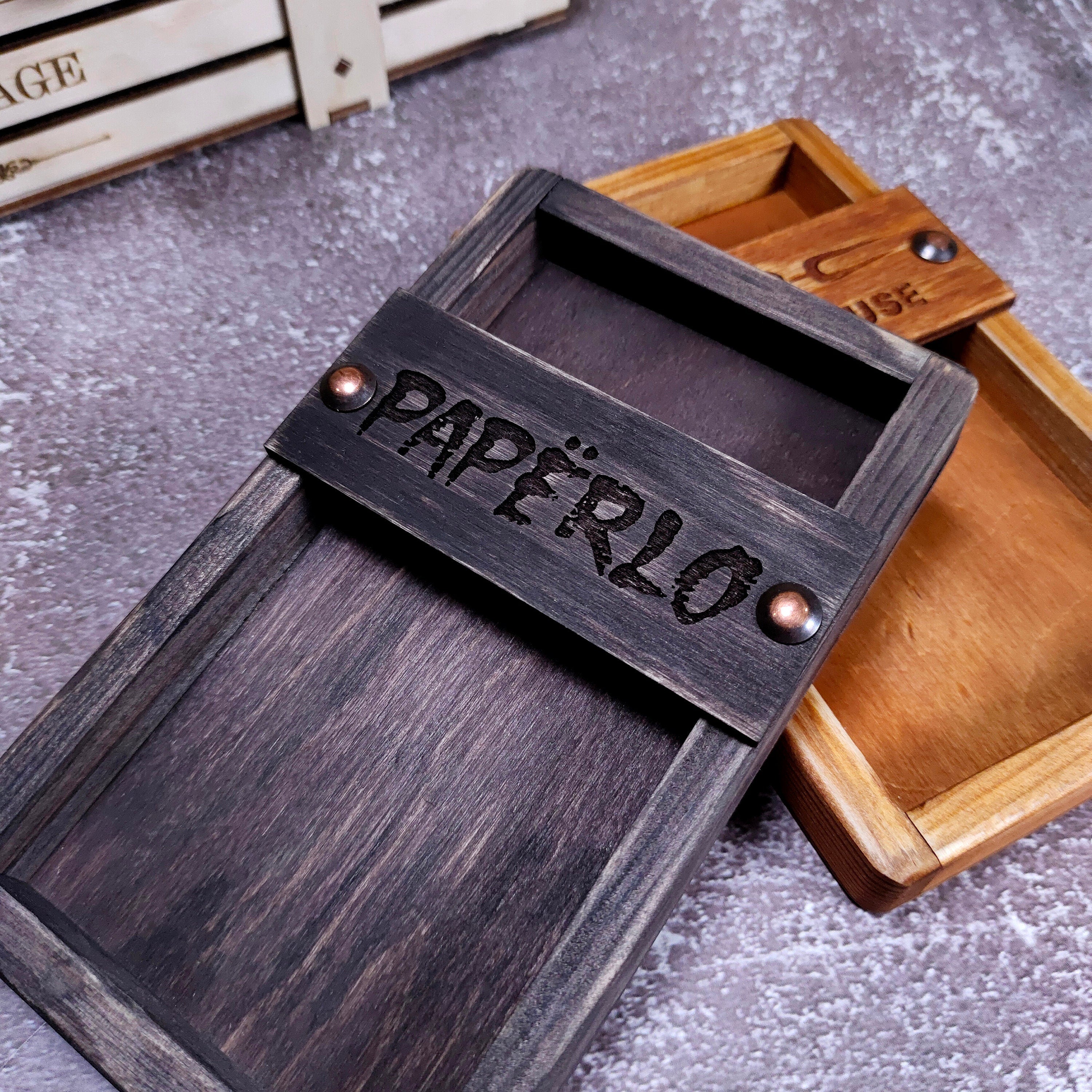 Custom Engraved Wooden Check Presenter: Restaurant Bill Holder