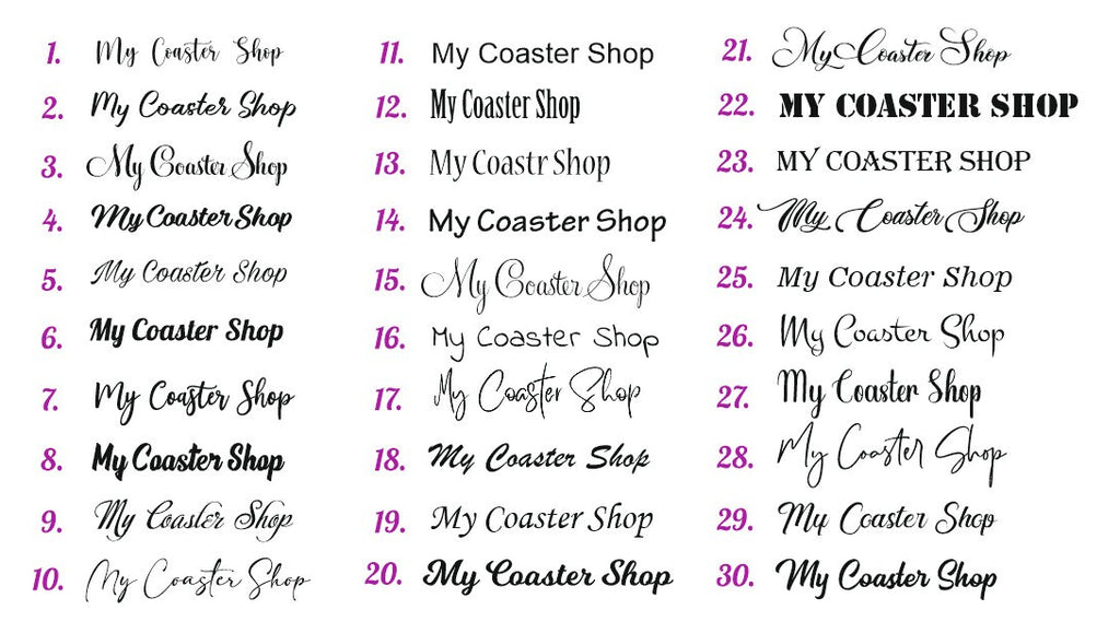 Sunflower Wedding Place Card Coasters: Rustic Wood Favors