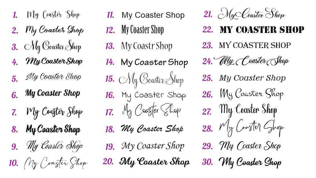 Sunflower Wedding Place Card Coasters: Rustic Wood Favors