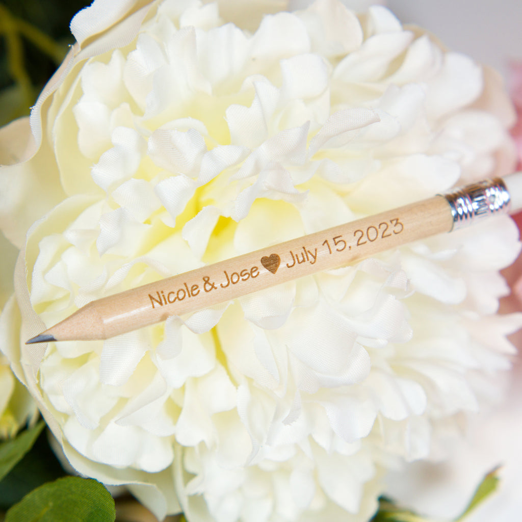 Pencil Save The Dates, Pencil Us In Save The Dates, Mini Pencils (10 CM), Сustom Wedding Invitations, Wedding Favors For Guests In Bulk