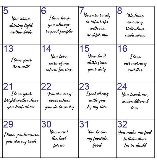 Reasons Why I Love You Puzzle: Personalized Wood Gift Box