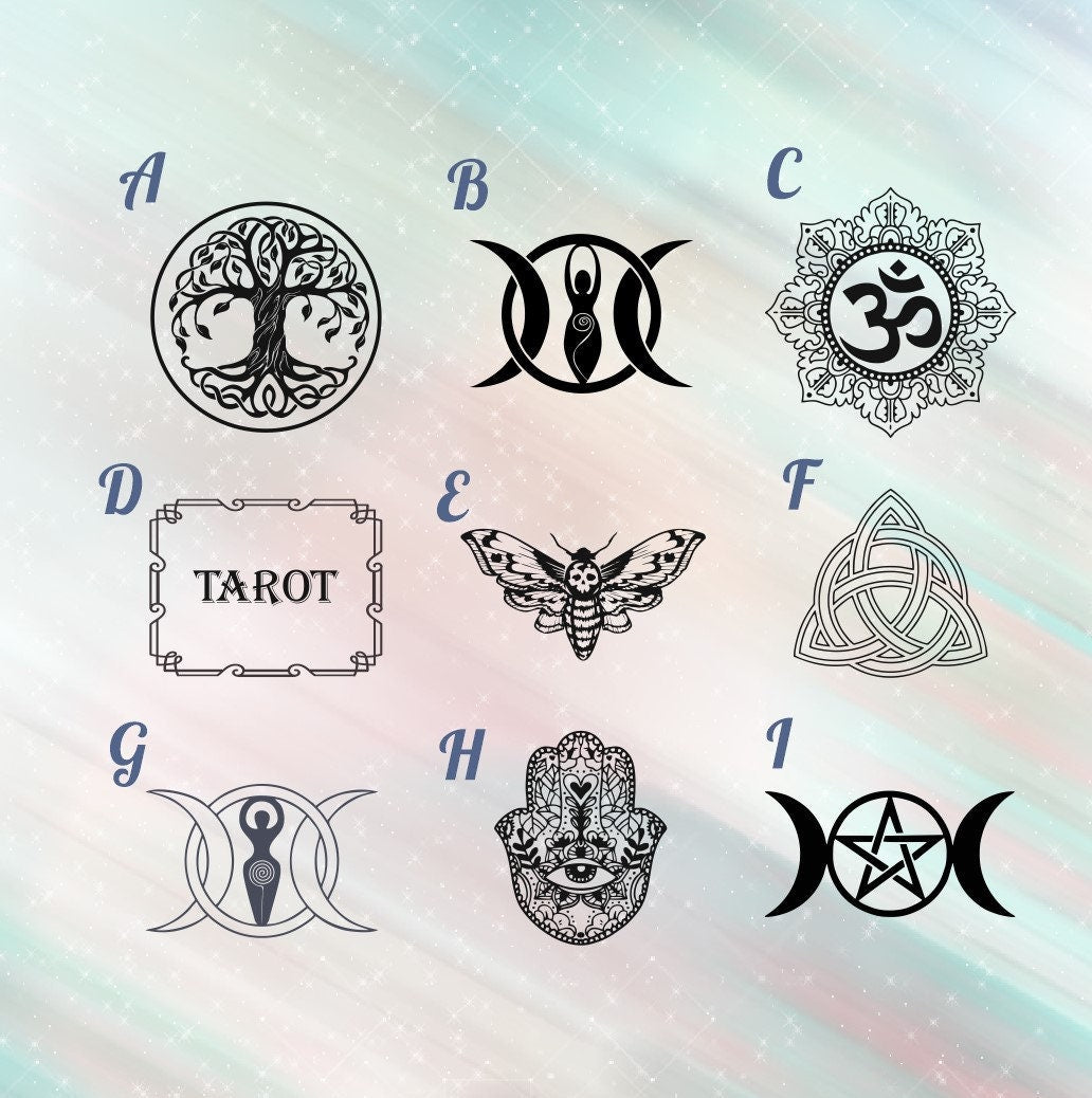 Personalized Wood Tarot Card Box: Custom Engraved Design